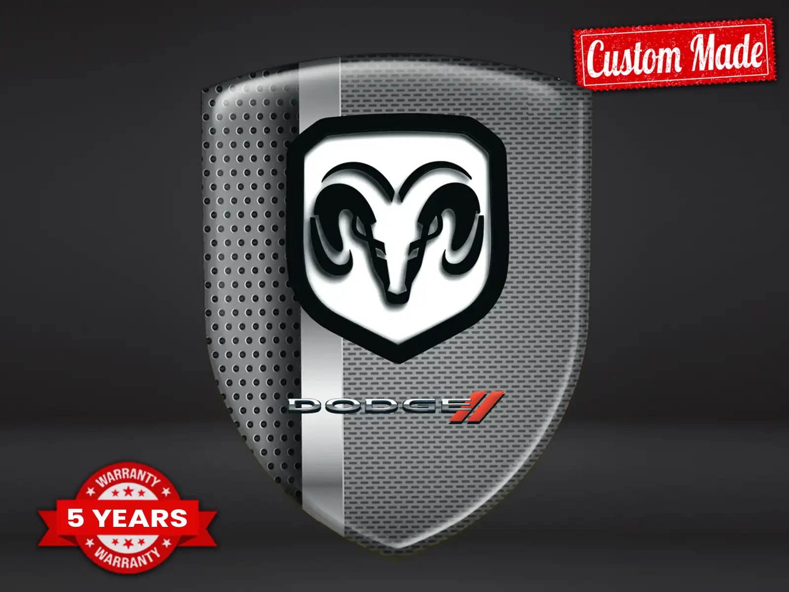 Dodge Autoembleme Personalisierbar Stern Exklusiv Robust